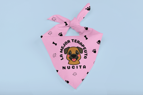 BANDANA PERSONALIZADA "LA / EL MEJOR TERAPEUTA"