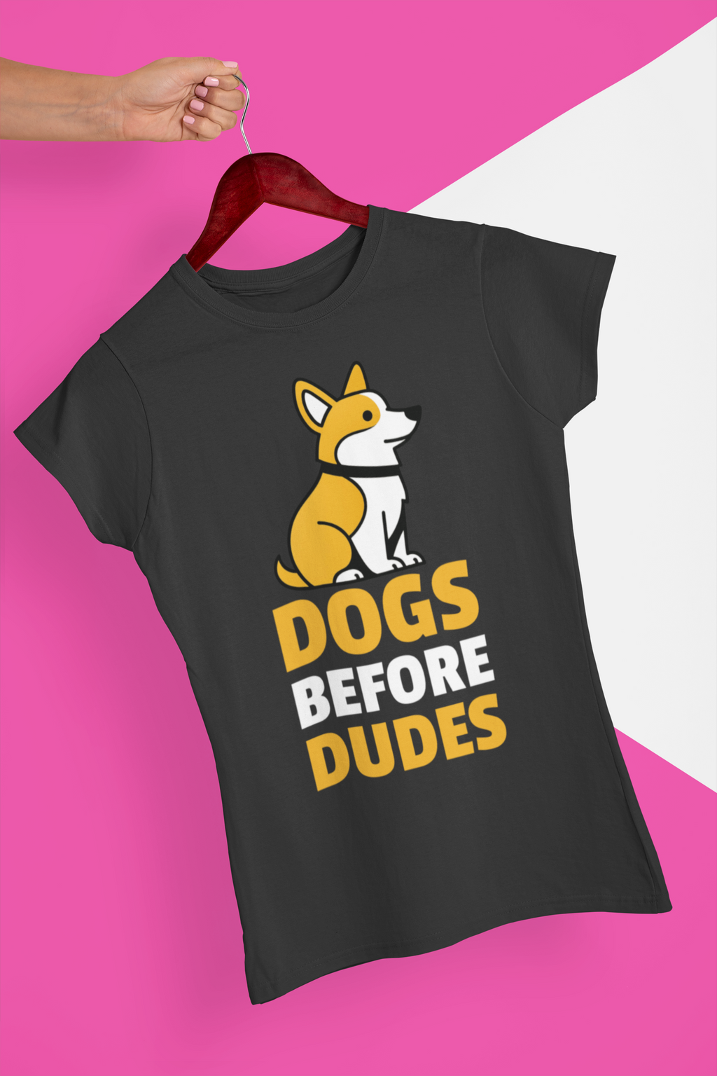 DOGS BEFORE DUDES - PLAYERA PERSONALIZADA