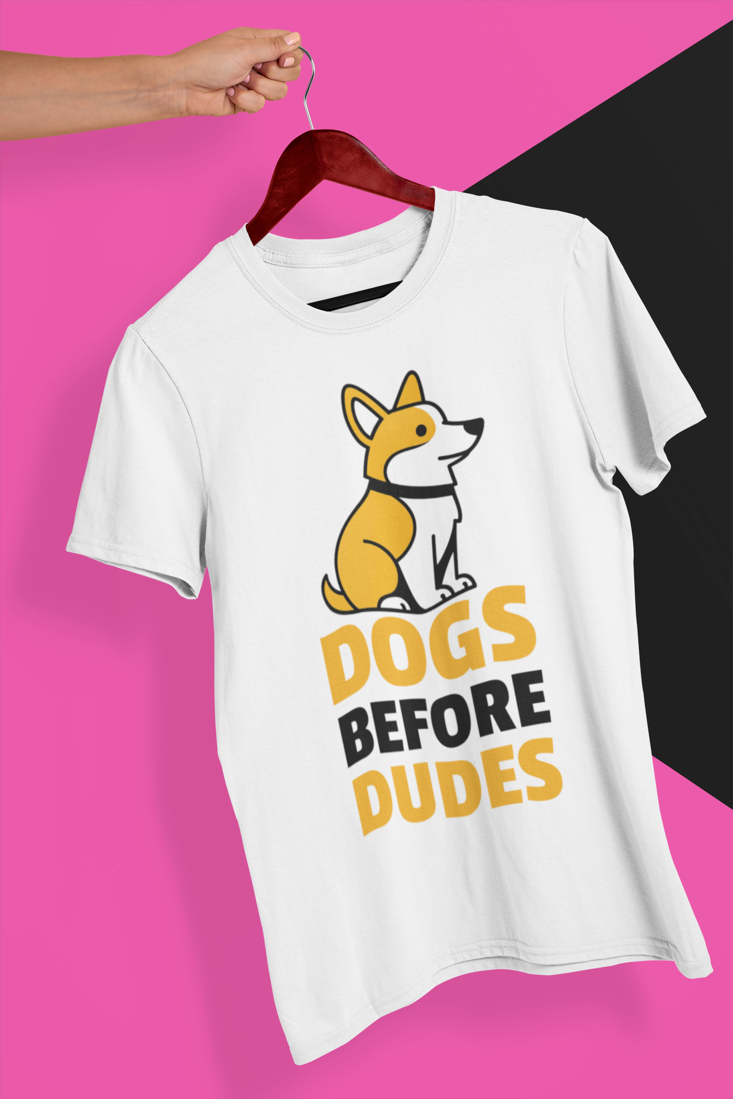 DOGS BEFORE DUDES - PLAYERA PERSONALIZADA